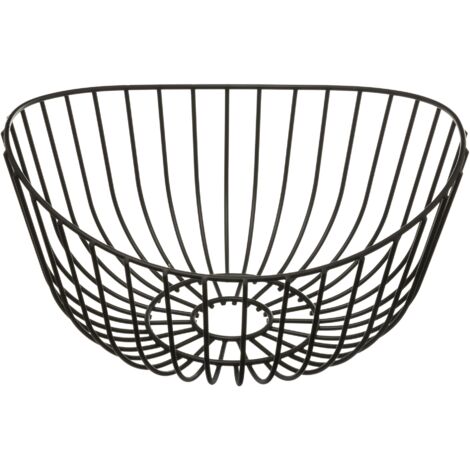 Papelera de acero 27cm negro - 5five