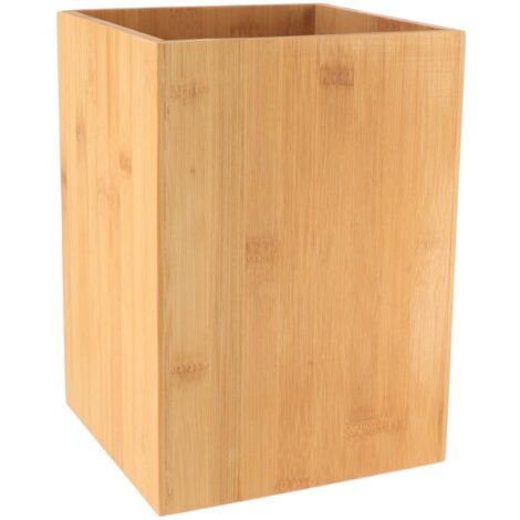 Papelera de bambú 7,5l - bambú - Tendance