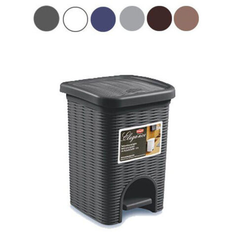Papelera de pedal Elegance Mini Azul N.L 6 Stefanpl