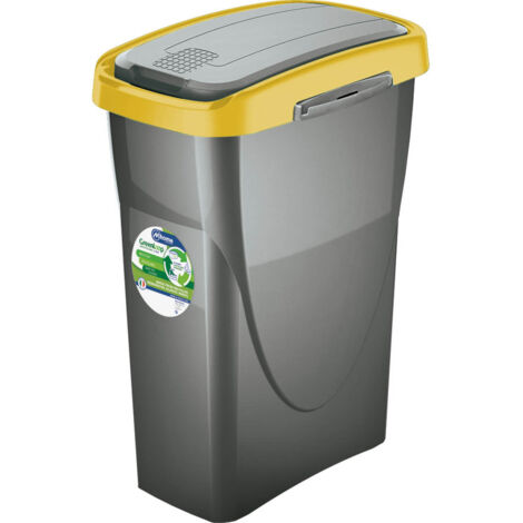 Papelera ecoswing 25 amarilla