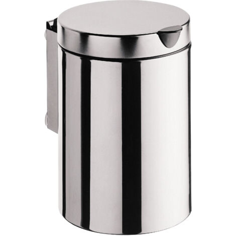 Papelera emco system2, con tapa, suspendida, 3 litros, acero