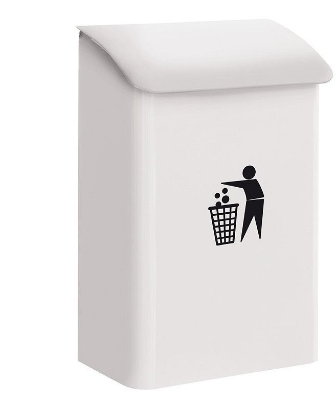 

Papelera garaje acero blanco Arregui