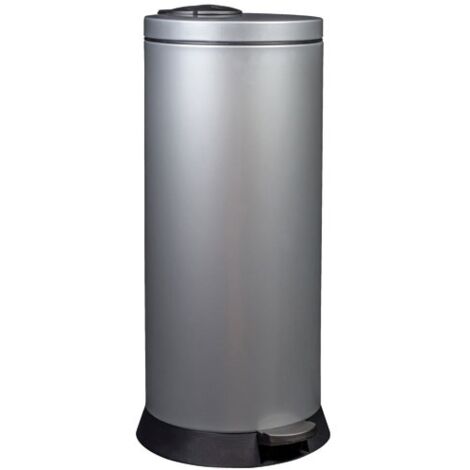 PAPELERA MAGIC 30L GRIS METAL ROSSIGNOL 94067