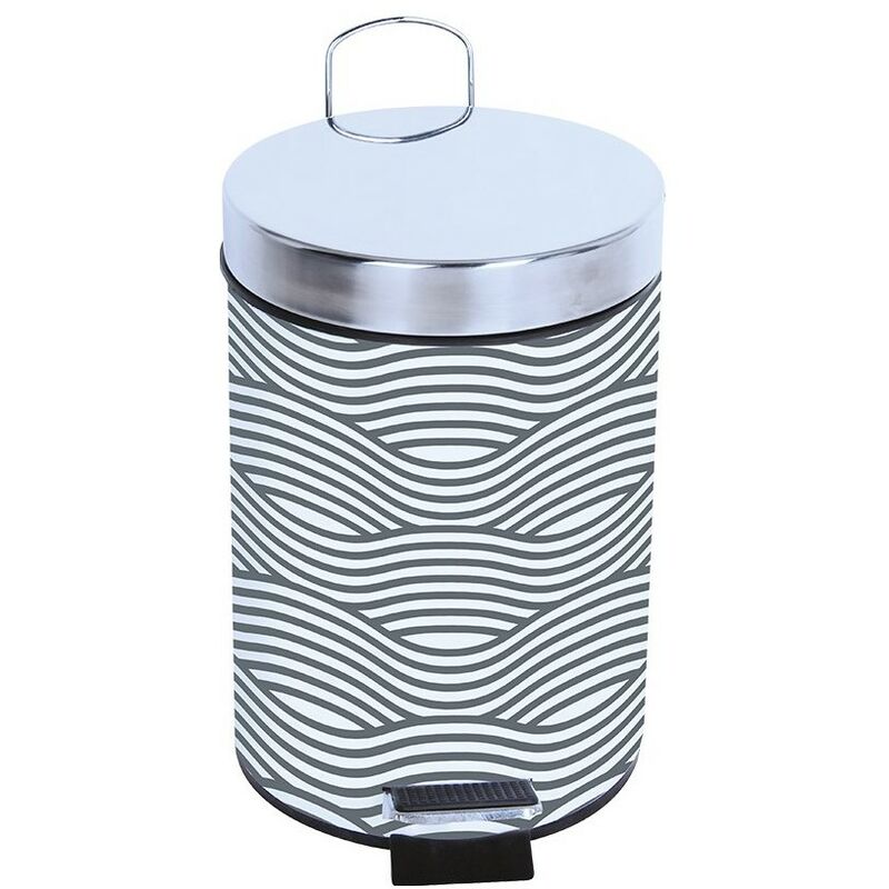 

Basura Metal 3L Wave Gris