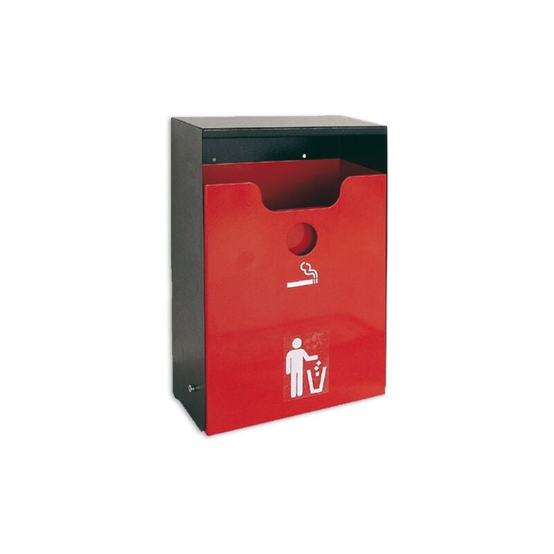

Papelera Mod Quadra cenicero Roja
