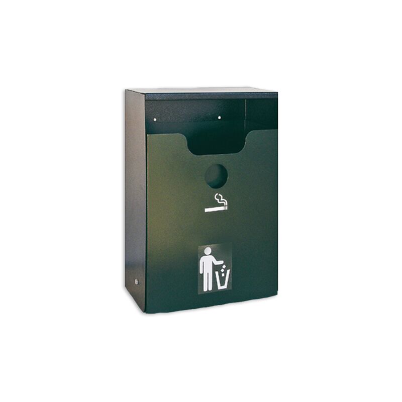 

Papelera Mod Quadra cenicero Verde