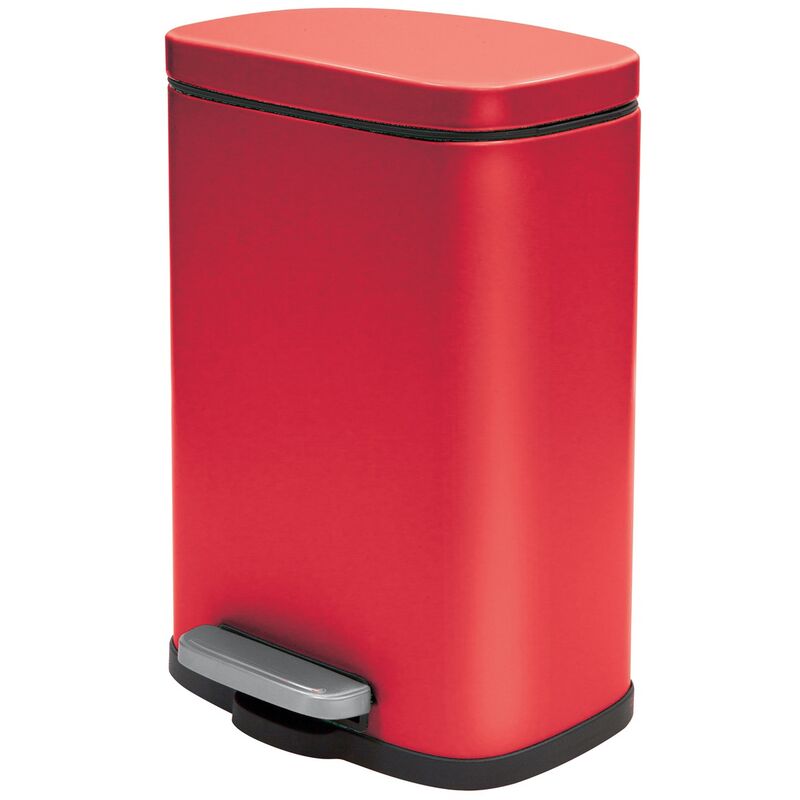 

Papelera para baño con pedal Akira 5 L. Rojo - Spirella