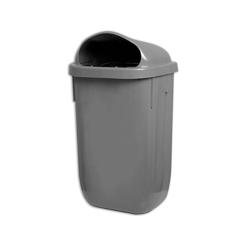 

Papelera Plastico 50 Lt Gris
