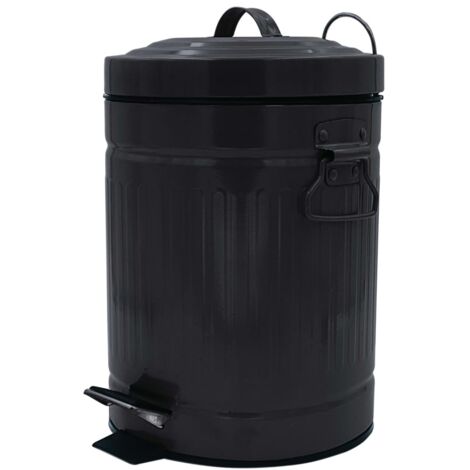 Papelera Pumba negro 5 L