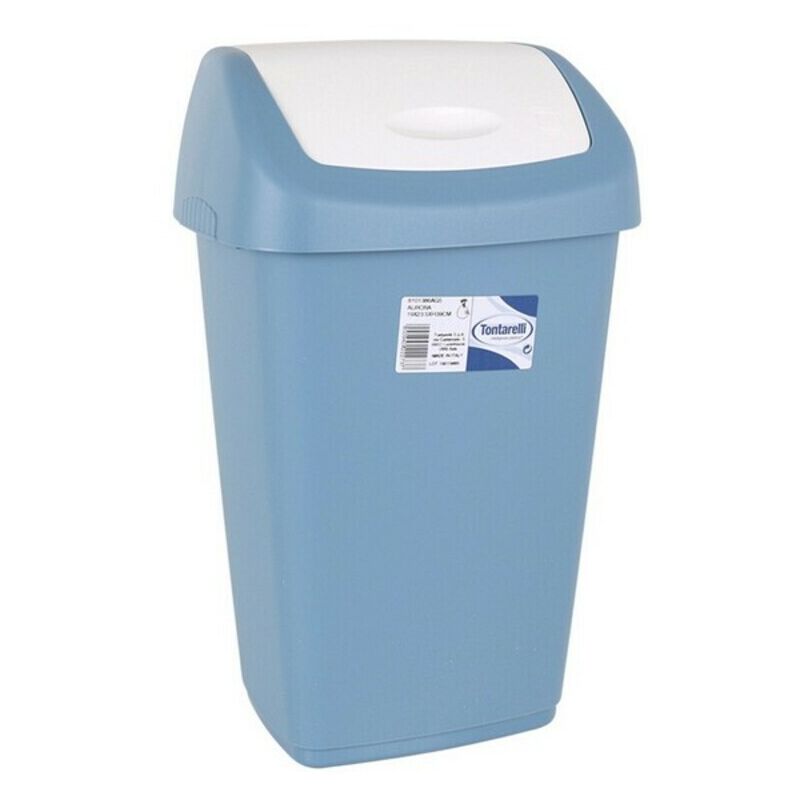 

Papelera Tontarelli Aurora 9 L Azul Blanco 9 L