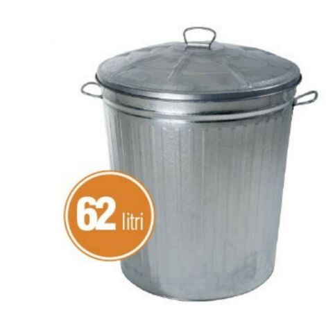 PAPELERA ZINC LT. 62