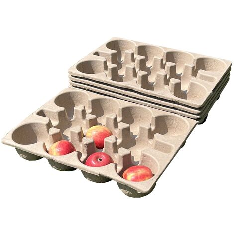 Paper Fibre Apple Storage Trays (Set of 5)