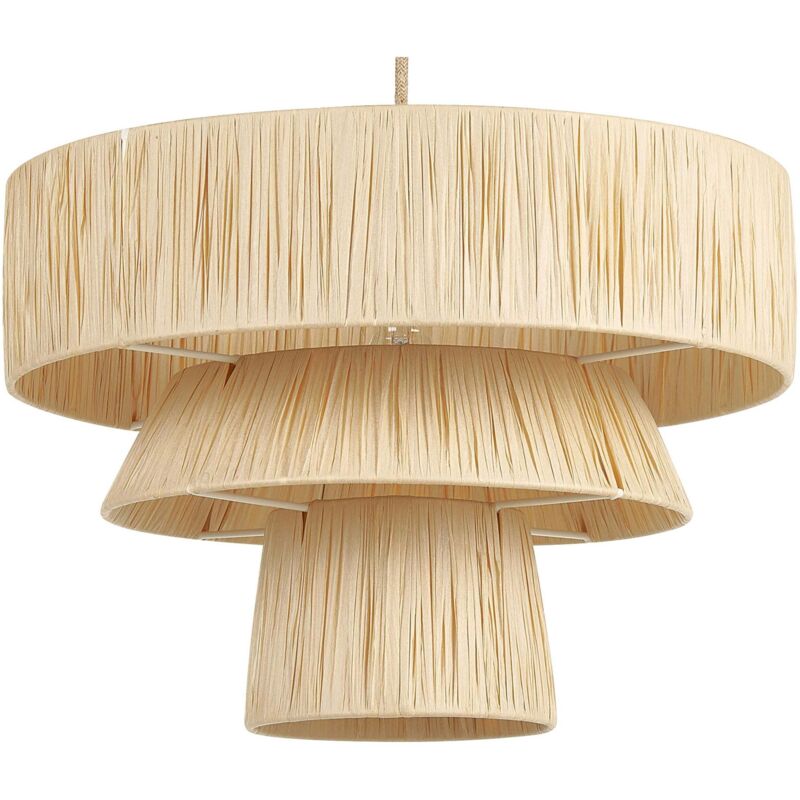 Image of Beliani - Paper Pendant Lamp Light&hellip;