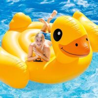 Giallo Cavalcabile Papera Intex 57556 147 x 147 x 81 cm Giallo Cavalcabile Papera Intex 57556 147 x 147 x 81 cm