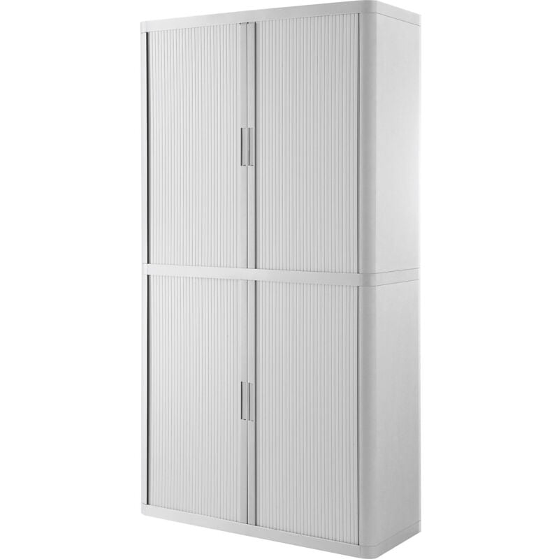 Certeo - Paperflow, Armoire à rideaux easyOffice®, 4 tablettes, hauteur