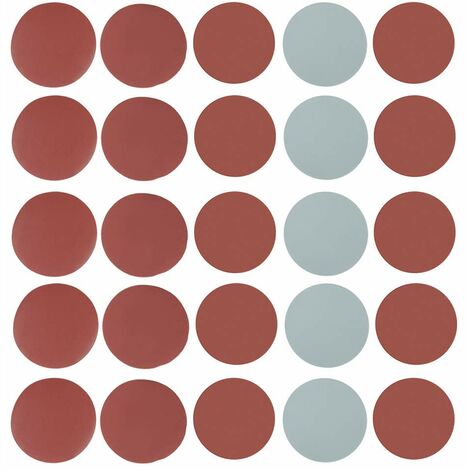 Papier à Poncer 25pcs Coloré 800 1000 1500 2000 3000 Mélanger Poncer Sander Disque Ponçage Papier Tampons Papier abrasif Ensemble de Ponçage pour le Ponçage Polissage Derusting