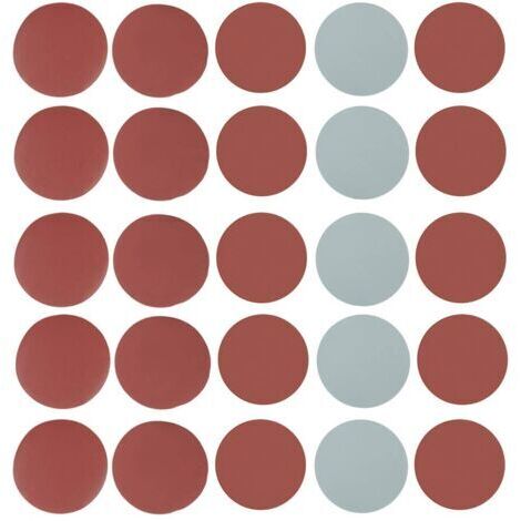 Papier à Poncer 25pcs Coloré 800 1000 1500 2000 3000 Mélanger Poncer Sander Disque Ponçage Papier Tampons Papier abrasif Ensemble de Ponçage pour le Ponçage Polissage Derusting
