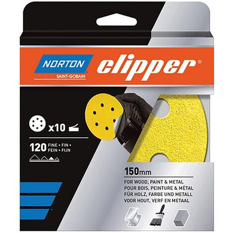 Papier abrasif 150mm NORTON 66261121652