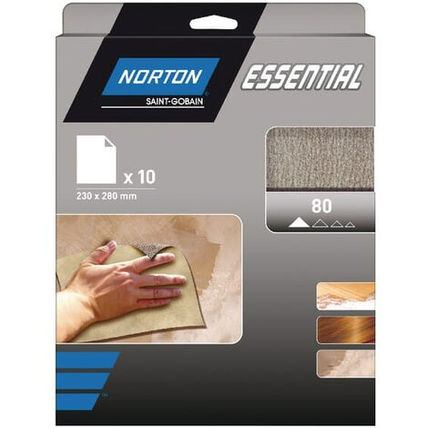 Papier abrasif 230x280mm NORTON 66261118242