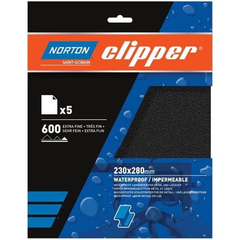 Papier abrasif 230x280mm NORTON 66261118256