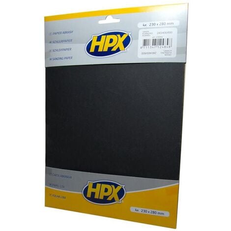 Papier abrasif à l'eau - HPX