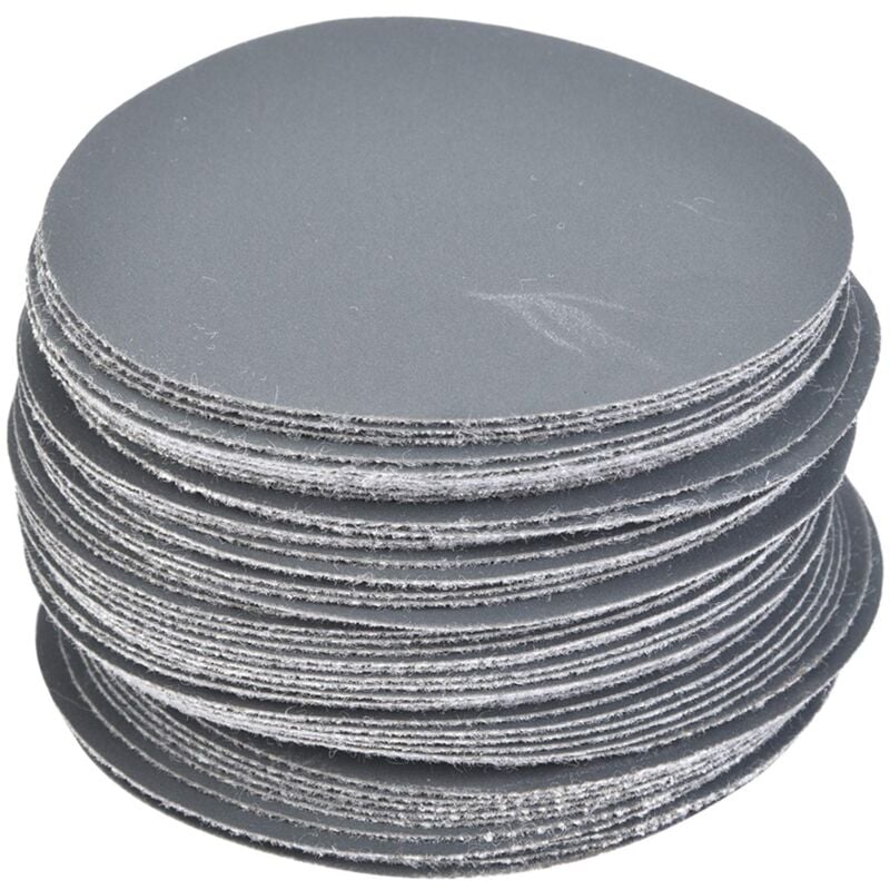 Papier abrasif, Disque de poncage 75mm, Papier de polissage, Papier de verre, 200 pièces crochet et boucle 75mm disque de ponçage ponçage tampons de