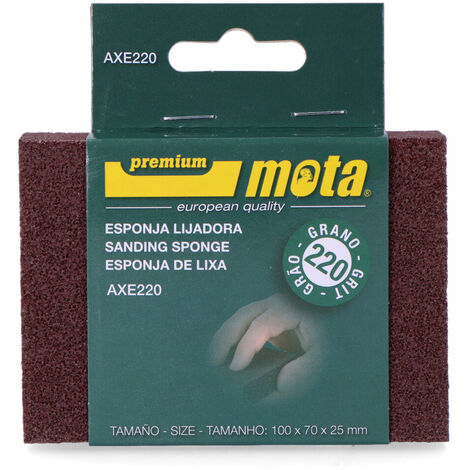 Papier Abrasif éponge à L'oxyde D'aluminium Grain 220 Axe220 Mota