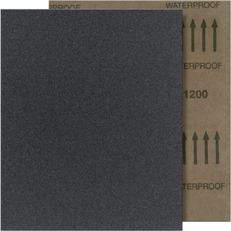 Papier abrasif FP papier imperméable 280x230mm SC, Grain 600 FORTIS
