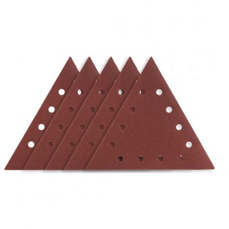 Papier abrasif graphite k80 velcro 12 trous 5 pcs