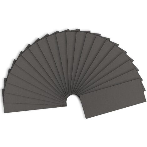 Papier abrasif humide et sec, grain 1200, 9x36 pouces, pour la finition des meubles en bois et le polissage automobile, 21 feuilles