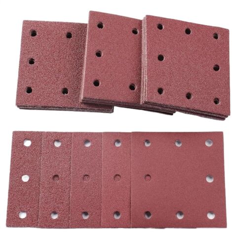 Papier abrasif Lot de 120 feuilles abrasives pour travaux