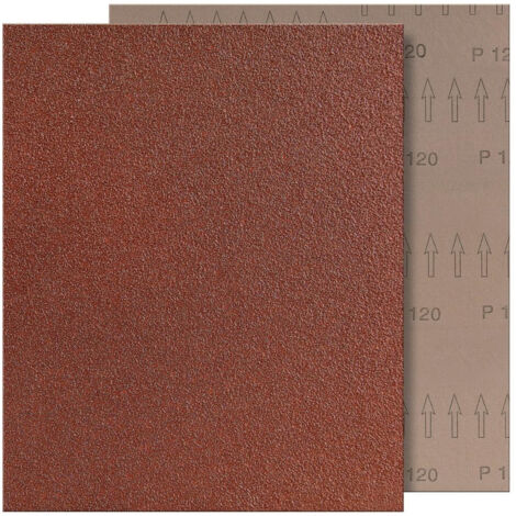 Papier abrasif marron 280x230mm, Grain 150 FORTIS