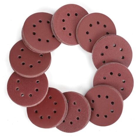 Papier abrasif perforé 125 mm grain 400 pour ponceuse orbitale