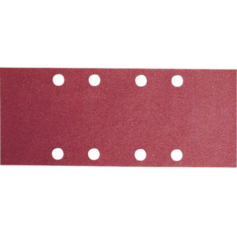 Bosch – Feuilles abrasives pour ponceuses vibrantes 93 x 185 mm – Lot de 10 – Grain 180 – 8 trous – 2609256A84