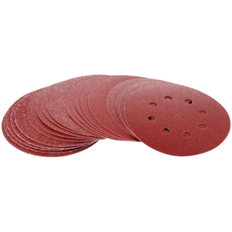 Papier abrasif pour ponceuses orbitales aléatoires Mirka 3061602099 125 mm P40/80/120/180 20 unités