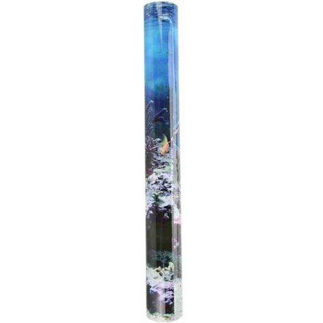 Papier adhésif PVC pour décoration d'aquarium de corail sous-marin (61 x 41 cm)