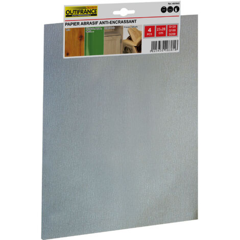 Papier Anti-encrassant 23x28 Cm Gr.80 Lot De 4 Feuilles - Outifrance