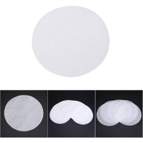 Papier Barbecue 100 Pièces [Modèle Non Collant] Circulaire Mat Absorption Oven Cuisson 6 Inch Papier Cuisson BBQ Barbecue