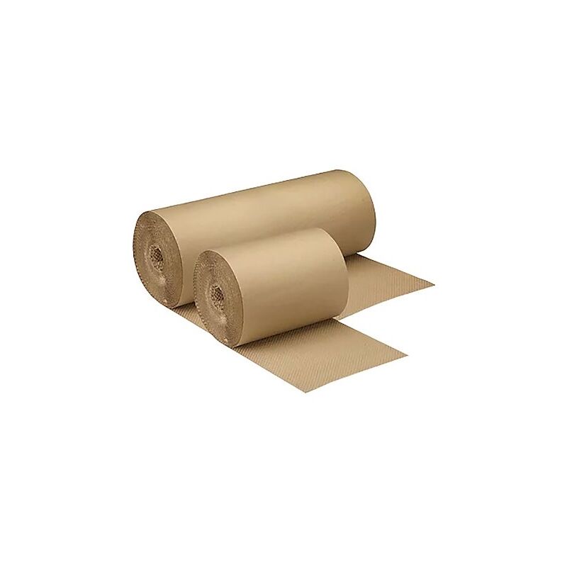 Sans Marque - Papier bulle kraft de protection - 0,5 x 50 m - Maxiburo