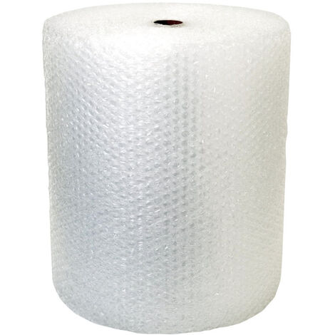 Papier bulle transparent 60 cm x 100 m – BUBLFOL60 – Protection d’objets fragiles – Absorption des chocs pour déménagement – Livea