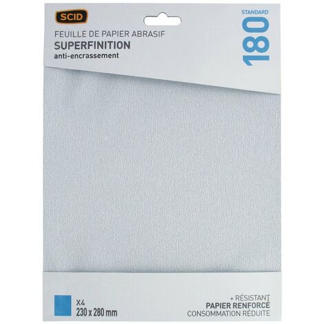 Papier Corindon Anti-encrassement 230 X 280 Mm  180 4