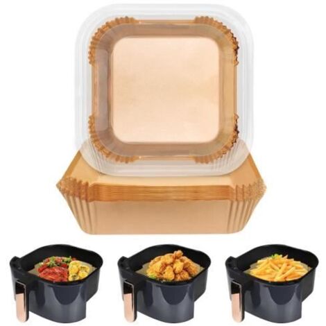 Papier de cuisson - Air Fryer - 100 pièces - 20 cm - Parchemin de qualité alimentaire - Antiadhésif