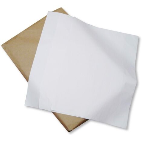 Papier d'emballage blanc imprimé journal 30 x 40 cm