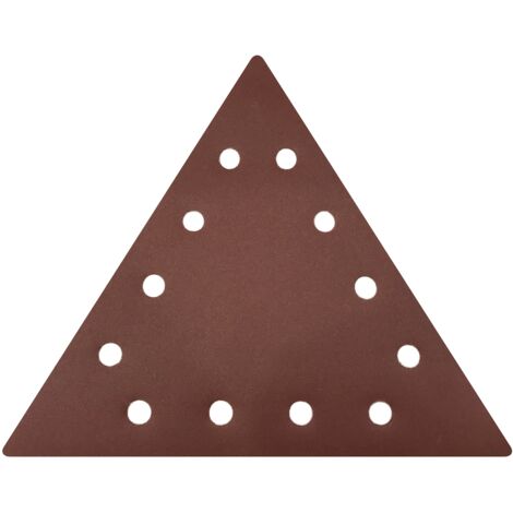 Papier emeri triangulaire K150 pour meuleuse murale et plafond TM LHS 710 D, emballage 25 pcs