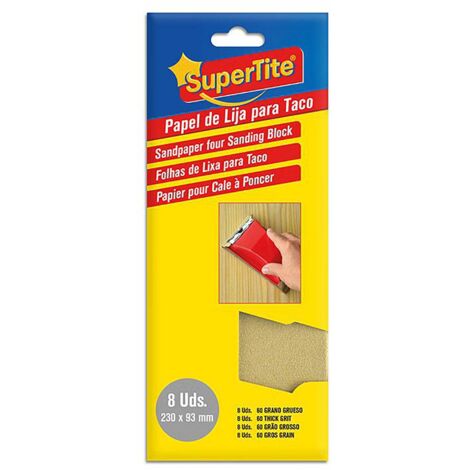 Papier für Schleifklötze – 8 Stück  230 x 93 mm