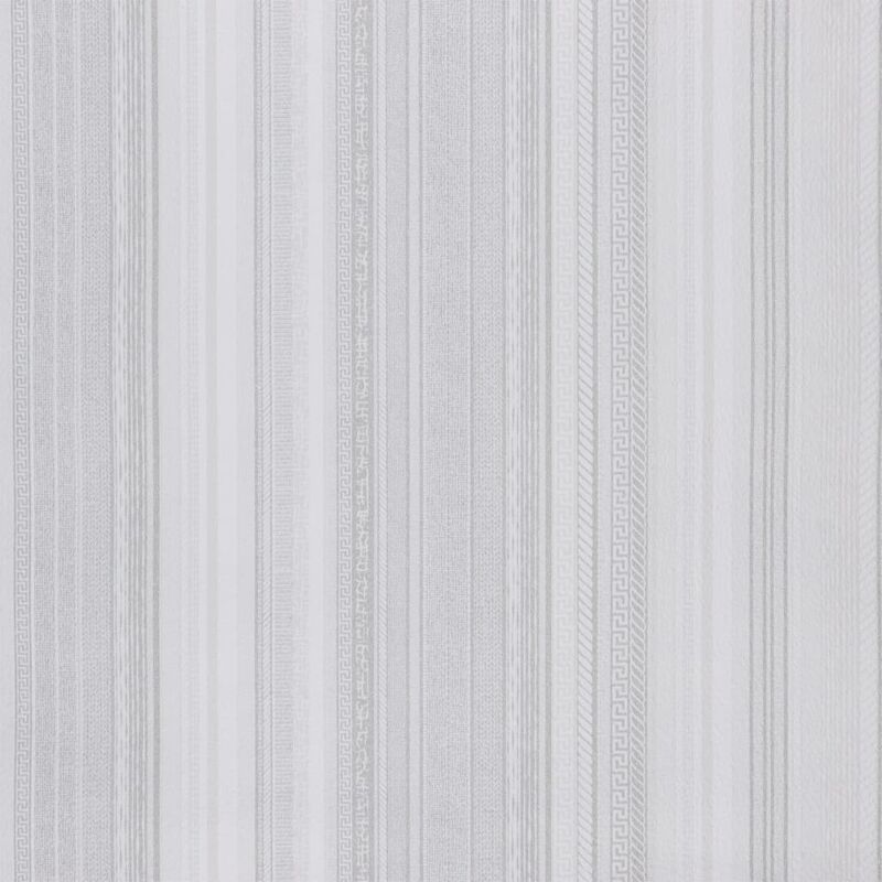 Papier peint 3D motif de rayures gris 10x0,53 m non tissé vidaXL