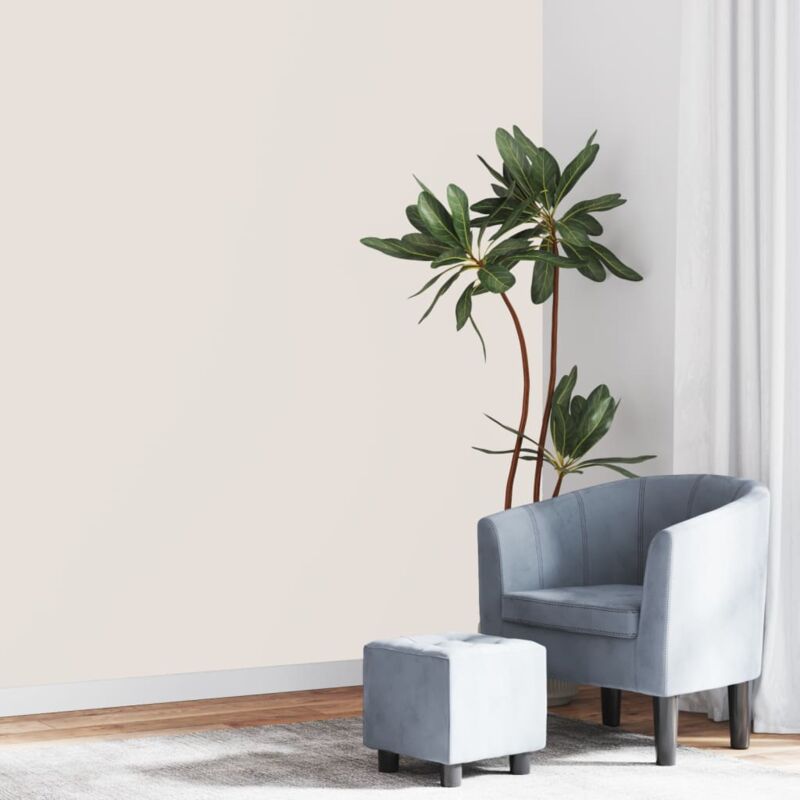 Vidaxl - Papier peint 3D couleur unie crème 10x0,53 m non tissé