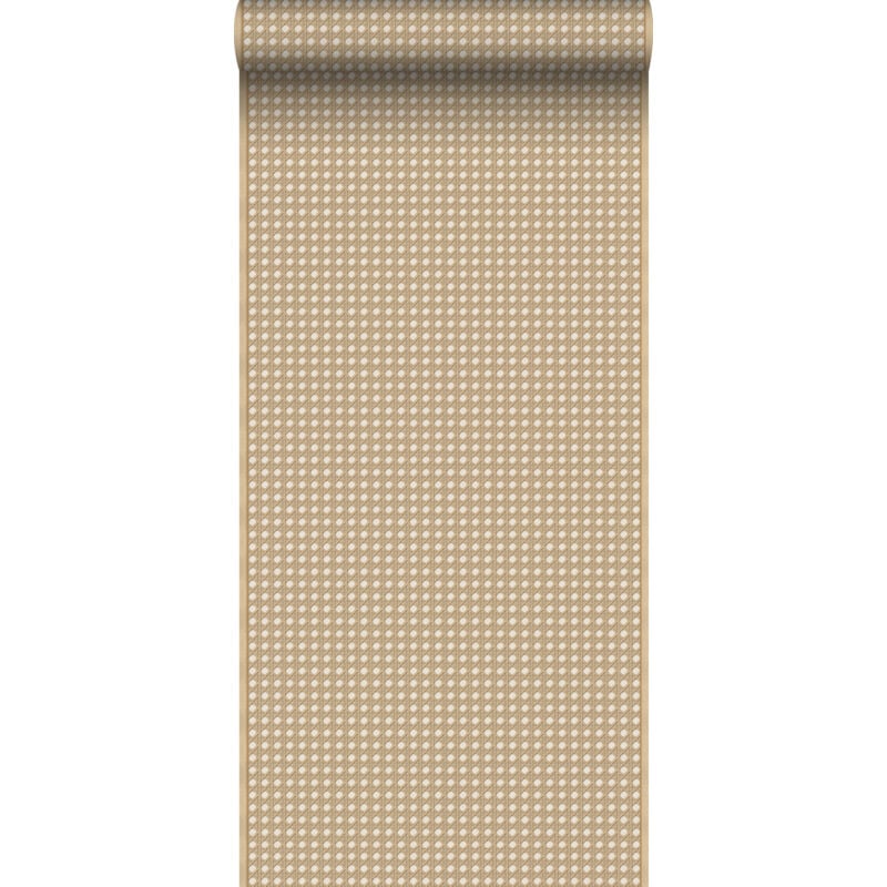 papier peint à carreaux beige chaud - Sanders & Sanders