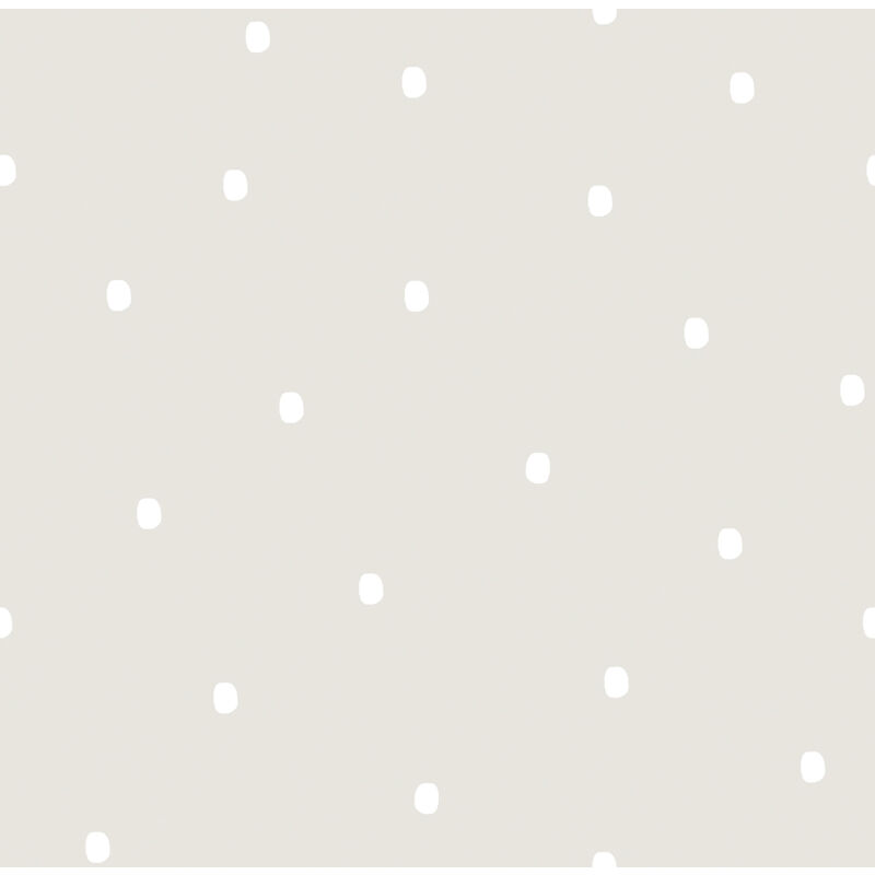 Papier peint à motif de petits points beige et blanc Sanders&sanders