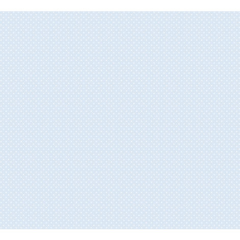 papier peint à motif de petits points bleu clair  - Sanders & Sanders
